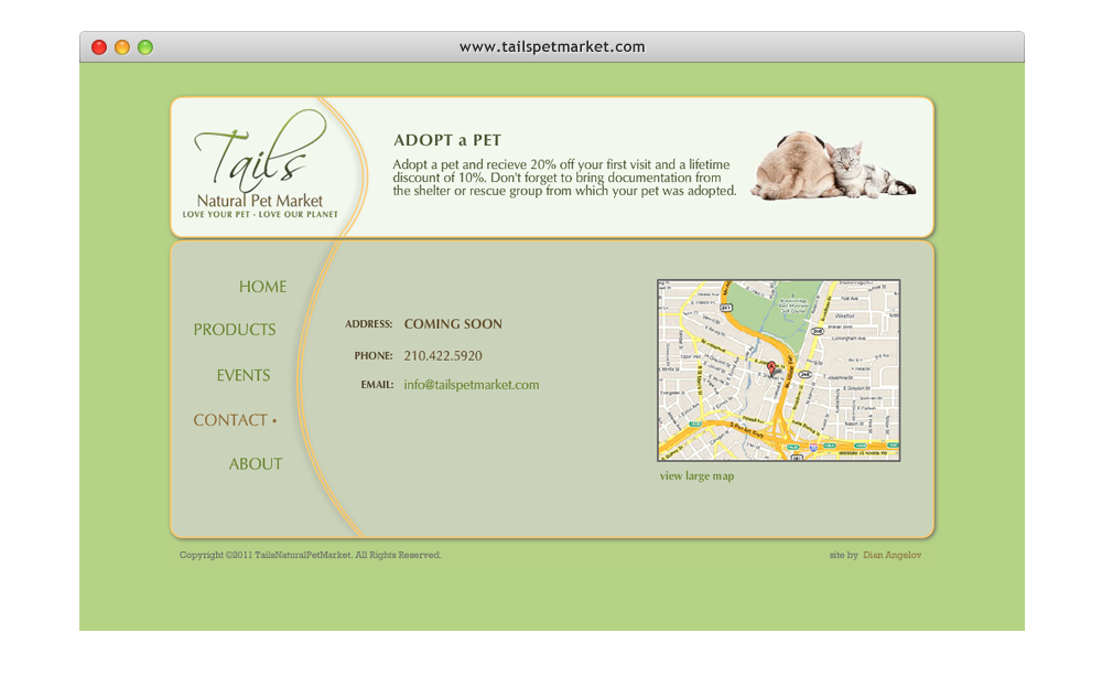 Tails website